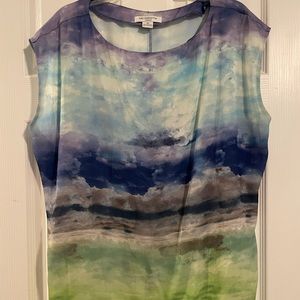 Liz Claiborne 2X Watercolor Top